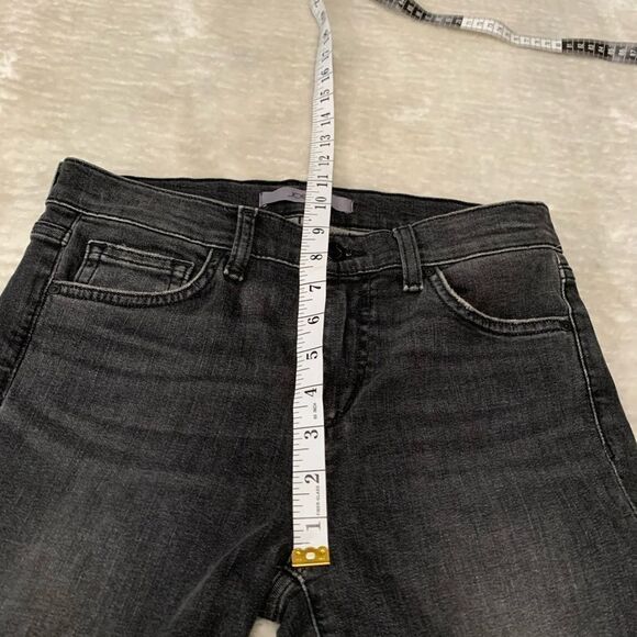 Joes Jeans Womens Size 28 Capri Pants Roll Up Stretch Dark Gray Denim‎ Mid Rise - Picture 7 of 9